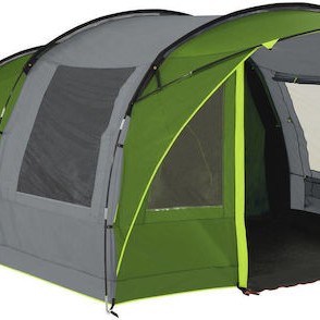 Coleman Rocky Mountain Σκηνή Camping Τούνελ Πράσινη για 5 Άτομα