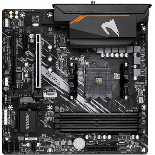 Gigabyte B550M Aorus Elite AX Wi-Fi Motherboard Micro ATX με AMD AM4 Socket