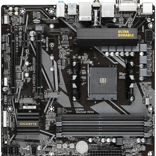 Gigabyte B550M DS3H AC R2 Wi-Fi Motherboard Micro ATX με AMD AM4 Socket