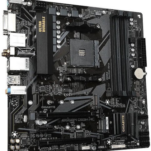 Gigabyte B550M DS3H AC R2 Wi-Fi Motherboard Micro ATX με AMD AM4 Socket