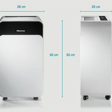 Hisense D12CW Αφυγραντήρας με Συμπιεστή και Wi-Fi 12lt