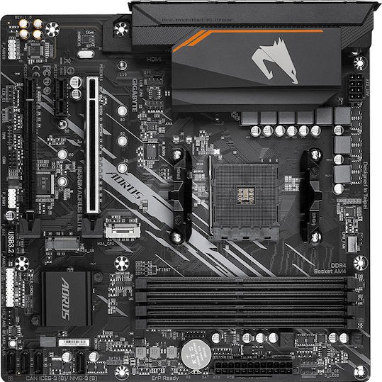 Gigabyte B550M Aorus Elite Motherboard Micro ATX με AMD AM4 Socket
