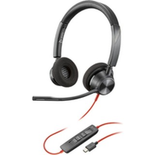 Poly Blackwire 3320 On Ear Multimedia Ακουστικά με μικρόφωνο και σύνδεση USB-C