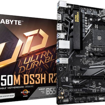 Gigabyte B550M DS3H R2 Motherboard Micro ATX με AMD AM4 Socket