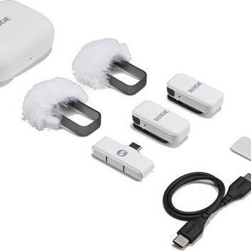 Rode Ασύρματο Μικρόφωνο Micro Σετ σε Λευκό Χρώμα