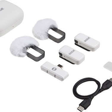 Rode Ασύρματο Μικρόφωνο Micro Σετ σε Λευκό Χρώμα