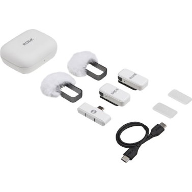 Rode Ασύρματο Μικρόφωνο Micro Σετ σε Λευκό Χρώμα