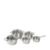 WMF WMF7455 Σετ Κατσαρόλες από Ανοξείδωτο Ατσάλι 9τμχ