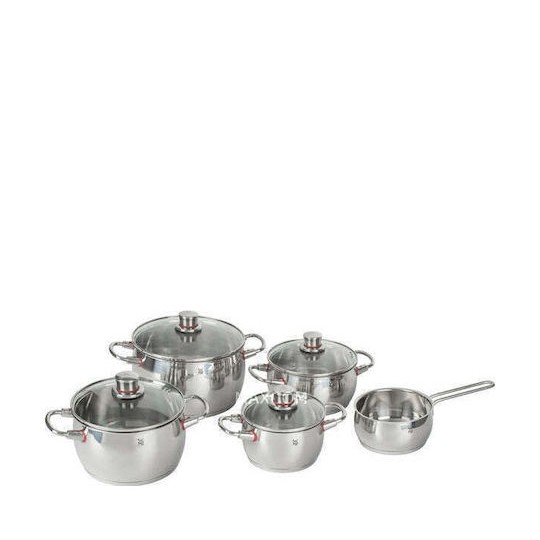 WMF WMF7455 Σετ Κατσαρόλες από Ανοξείδωτο Ατσάλι 9τμχ