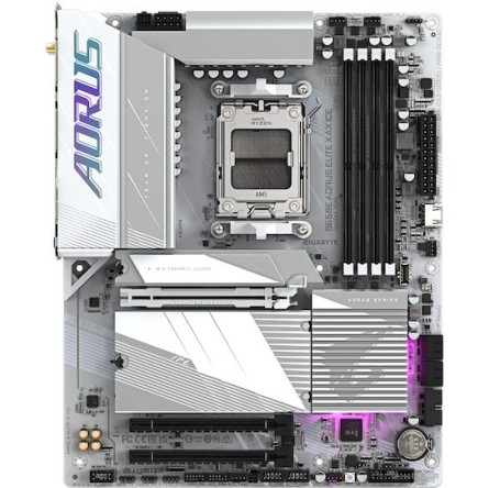 Gigabyte B650E AORUS ELITE X AX ICE Motherboard ATX με AMD AM5 Socket
