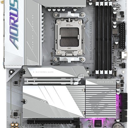 Gigabyte B650E AORUS ELITE X AX ICE Motherboard ATX με AMD AM5 Socket