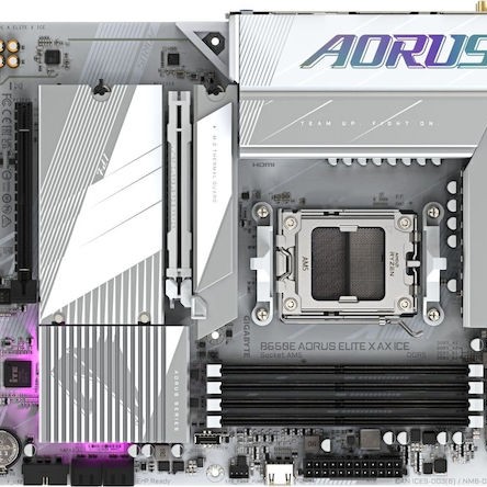 Gigabyte B650E AORUS ELITE X AX ICE Motherboard ATX με AMD AM5 Socket