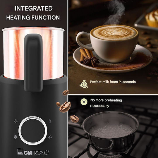 Clatronic Συσκευή για Ζεστό & Κρύο Αφρόγαλα με Αντικολλητική Επίστρωση 750ml