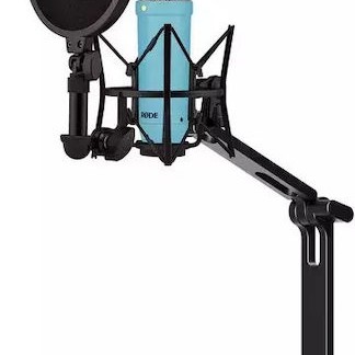 Rode NT1 Signature Σετ Πυκνωτικό Μικρόφωνο για Φωνητικά σε Μπλε Χρώμα +XLR cable+Desktop Studio Arm