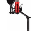 Rode NT1 Signature Σετ Πυκνωτικό Μικρόφωνο XLR Shock Mounted για Φωνητικά σε Κόκκινο Χρώμα +XLR cable+Desktop Studio Arm