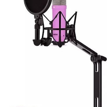 Rode NT1 Signature Σετ Πυκνωτικό Μικρόφωνο για Φωνητικά σε Μωβ Χρώμα +XLR cable+Desktop Studio Arm