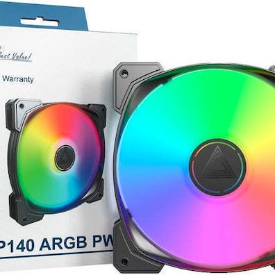 Montech HP140 Case Fan με ARGB Φωτισμό και Σύνδεση 4-Pin PWM