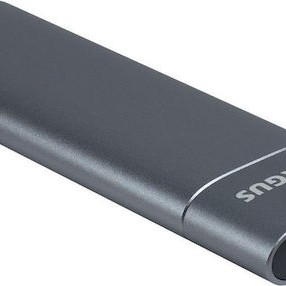 Inter-Tech GD-MS013 Θήκη για Σκληρό Δίσκο M.2 SATA III με σύνδεση Type-C σε Γκρι χρώμα