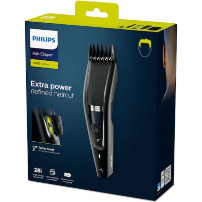 Philips Series 5000 Σετ Κουρευτικής Μηχανής Μαύρο HC5632/15