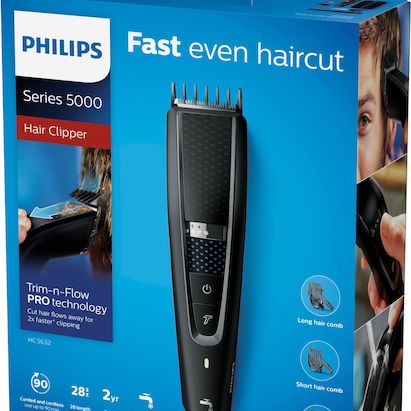 Philips Series 5000 Σετ Κουρευτικής Μηχανής Μαύρο HC5632/15