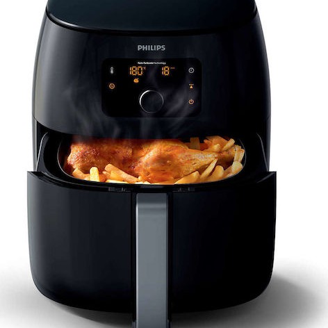 Philips Air Fryer 7.3lt Μαύρο HD9650/90