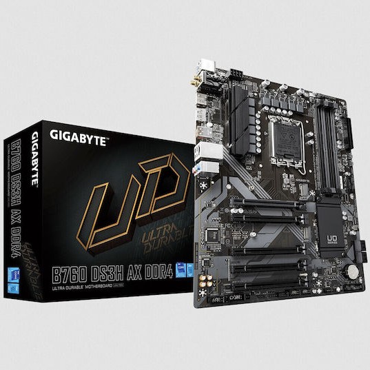 Gigabyte B760 DS3H AX DDR4 rev. 1.0 Wi-Fi Motherboard ATX με Intel 1700 Socket