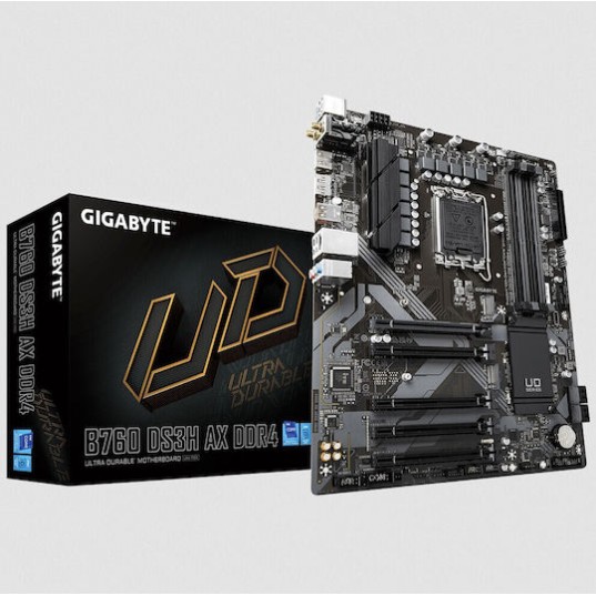 Gigabyte B760 DS3H AX DDR4 rev. 1.0 Wi-Fi Motherboard ATX με Intel 1700 Socket