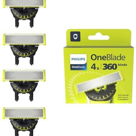 Philips Oneblade 360 Ανταλλακτικό 4 τμχ QP440/50