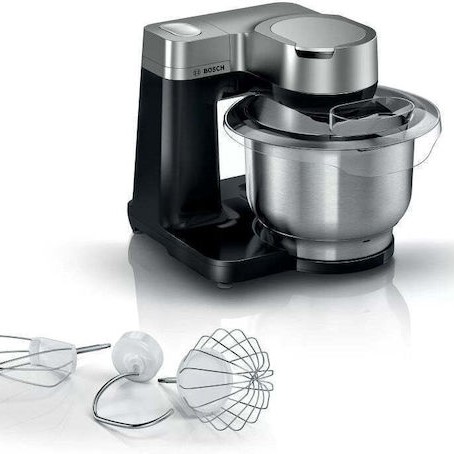 Bosch Κουζινομηχανή 900W με Ανοξείδωτο Κάδο 3.8lt