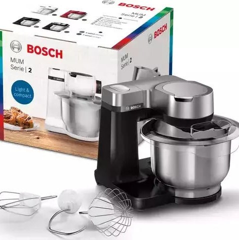 Bosch Κουζινομηχανή 900W με Ανοξείδωτο Κάδο 3.8lt