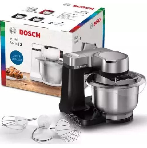 Bosch Κουζινομηχανή 900W με Ανοξείδωτο Κάδο 3.8lt