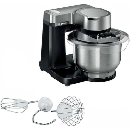 Bosch Κουζινομηχανή 900W με Ανοξείδωτο Κάδο 3.8lt