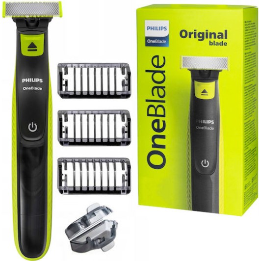 Philips Oneblade Ξυριστική Μηχανή Προσώπου Επαναφορτιζόμενη / Με Καλώδιο