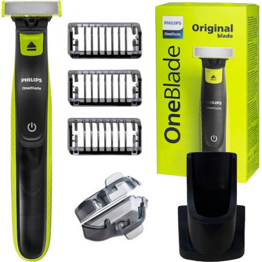 Philips Oneblade Ξυριστική Μηχανή Προσώπου Επαναφορτιζόμενη / Με Καλώδιο