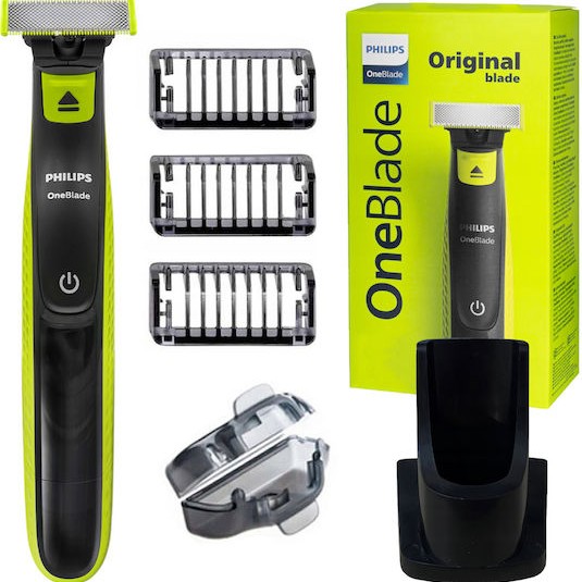 Philips Oneblade Ξυριστική Μηχανή Προσώπου Επαναφορτιζόμενη / Με Καλώδιο