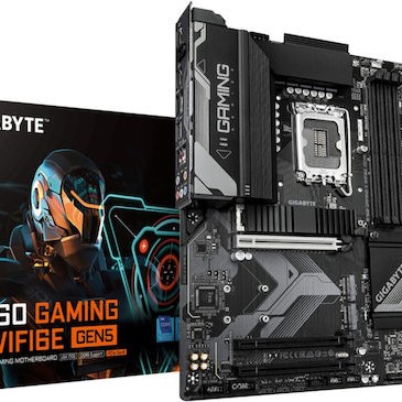 Gigabyte GA-B760 G X WF6E GEN5 Motherboard ATX με Intel 1700 Socket