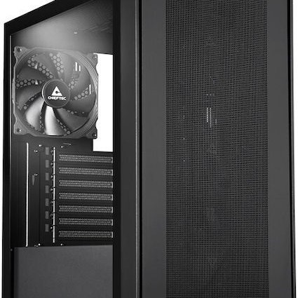 Chieftec Hunter Gaming Midi Tower Κουτί Υπολογιστή με Πλαϊνό Παράθυρο Μαύρο