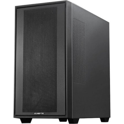 Chieftec Hunter Gaming Midi Tower Κουτί Υπολογιστή με Πλαϊνό Παράθυρο Μαύρο