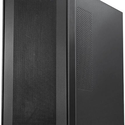 Chieftec Hunter Gaming Midi Tower Κουτί Υπολογιστή με Πλαϊνό Παράθυρο Μαύρο