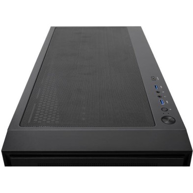 Chieftec Hunter Gaming Midi Tower Κουτί Υπολογιστή με Πλαϊνό Παράθυρο Μαύρο