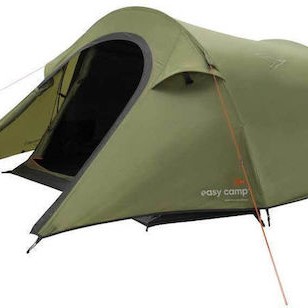 Easy Camp Σκηνή Camping Τούνελ Πράσινη 3 Εποχών για 3 Άτομα 50x15x115εκ.