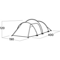 Easy Camp Σκηνή Camping Τούνελ Πράσινη