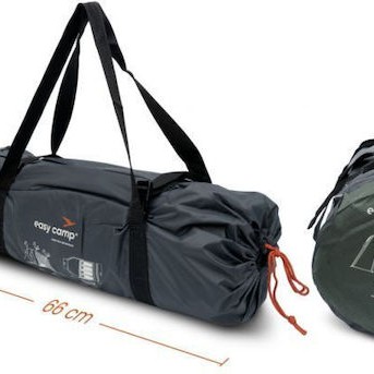 Easy Camp Hidra 4 Σκηνή Camping Τούνελ Πράσινη 4 Εποχών για 4 Άτομα 435x255x180εκ.