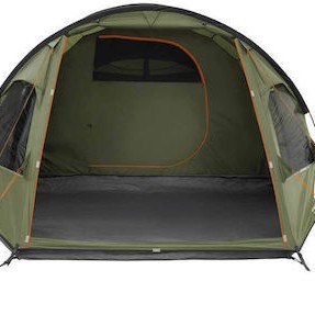 Easy Camp Hidra 5 Σκηνή Camping Τούνελ Πράσινη 4 Εποχών για 5 Άτομα 450x315x180εκ.