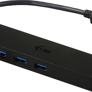 i-tec USB 3.0 Hub 3 Θυρών με σύνδεση USB-A / Ethernet