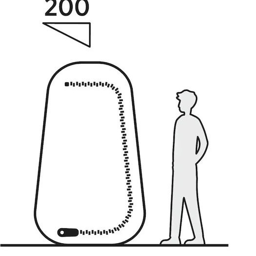 Easy Camp Καλοκαιρινή Σκηνή Camping Τουαλέτας Μπλε 120x120x200εκ.