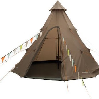 Easy Camp Tipi Σκηνή Camping Καφέ 4 Εποχών για 8 Άτομα