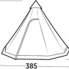 Easy Camp Tipi Σκηνή Camping Καφέ 4 Εποχών για 8 Άτομα