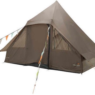 Easy Camp Orsa Cabin Σκηνή Camping Μπεζ 4 Εποχών για 8 Άτομα 365x270x170εκ.