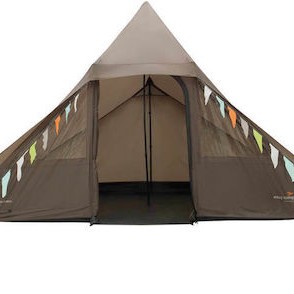 Easy Camp Orsa Cabin Σκηνή Camping Μπεζ 4 Εποχών για 8 Άτομα 365x270x170εκ.